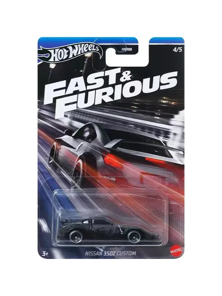 Original Hot Wheels Car Fast & Furious Toys for Boy 1/64 Diecast Vehicle Nissan 350Z Porsche 911 GT3 RS Chevy Impala Tomaso Gift