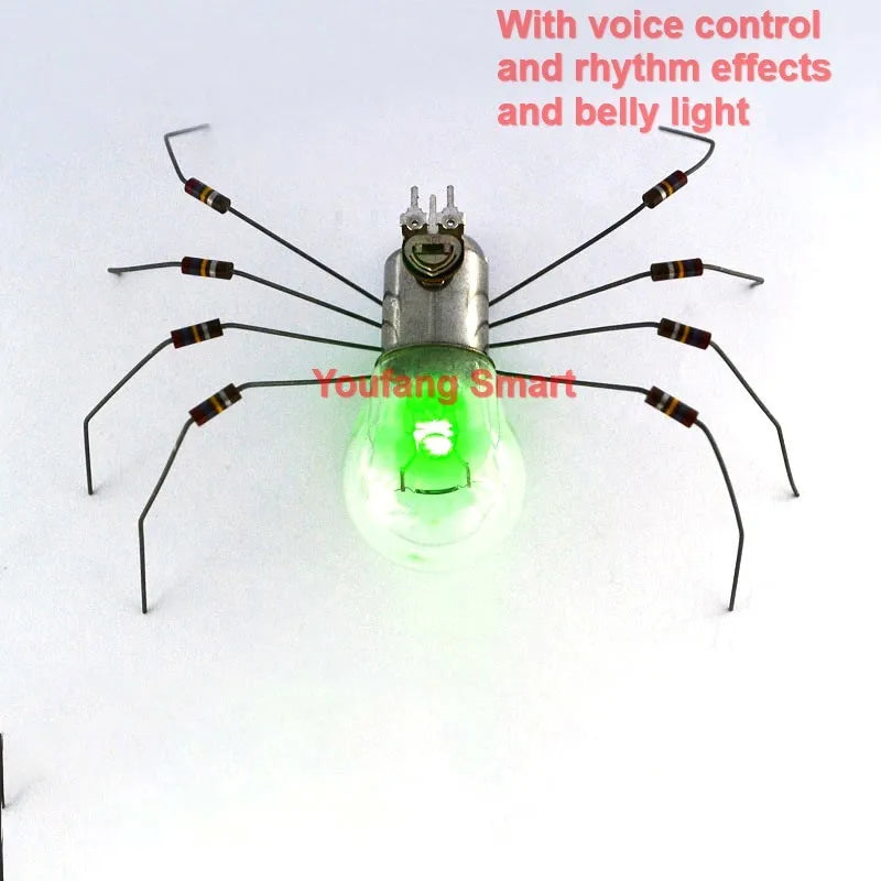 STEAM DIY Robotic Insects Science Invention Electronic Animal for School Competition Non-soldered DIY Kit Stem Toys Robot Animal