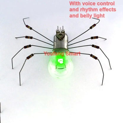 STEAM DIY Robotic Insects Science Invention Electronic Animal for School Competition Non-soldered DIY Kit Stem Toys Robot Animal