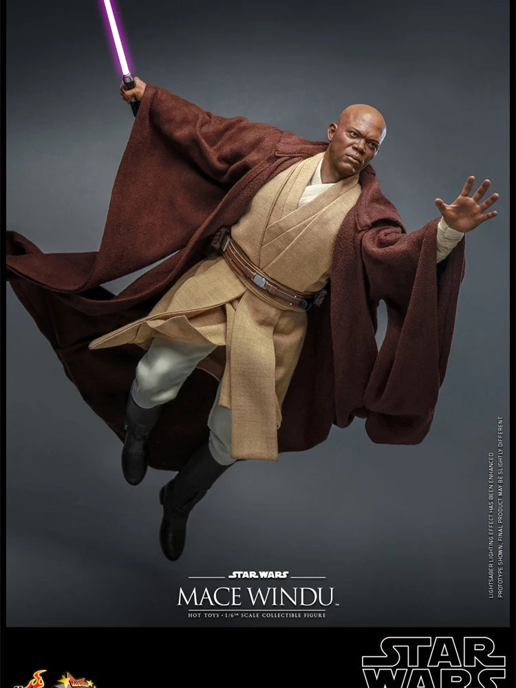HOTTOYS HT  MMS681 1/6 Mace WinduTM Collectible Figure Star Wars Episode II Attack of the Clones 12" Full Set Male Soldier