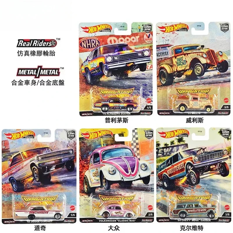 Original Hot Wheels Car Culture Race Day Kid Toy for Boy Premium Vehicle 1/64 Diecast Benz 500 Ford Capri Porsche 935 Collection