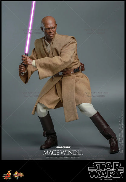HOTTOYS HT  MMS681 1/6 Mace WinduTM Collectible Figure Star Wars Episode II Attack of the Clones 12" Full Set Male Soldier