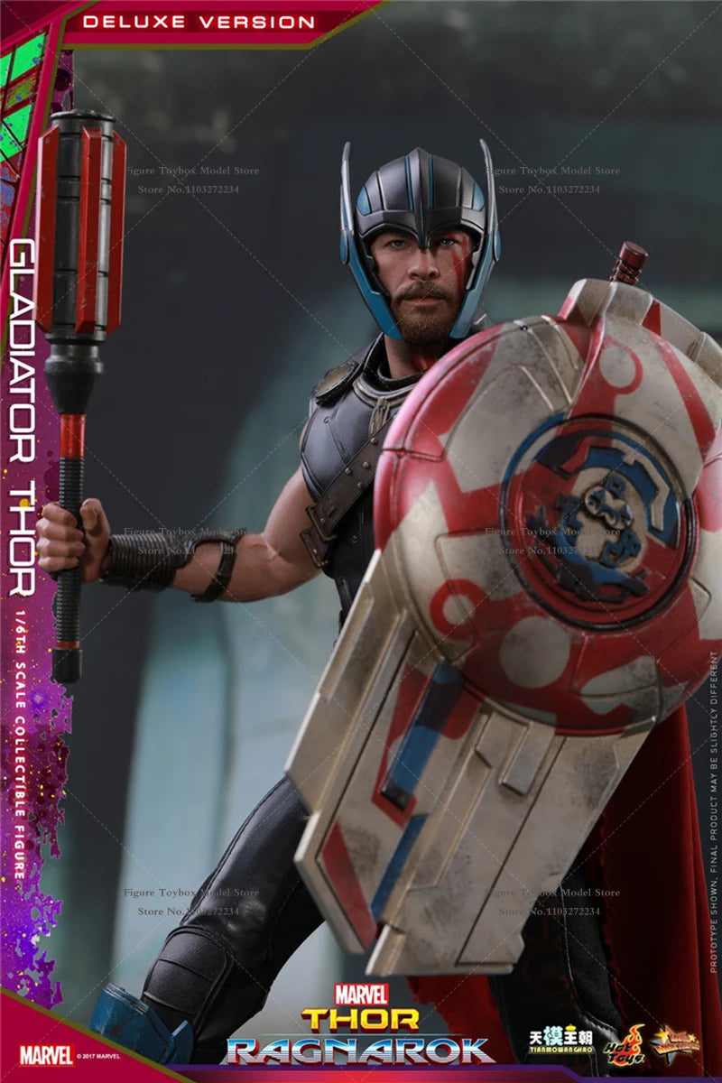 HT HotToys MMS445 Luxury Edition 1/6 Collectible Gladiator Thor3.0 Action Figure Thor：Ragnarok Marvel Original 12" Full Set Doll