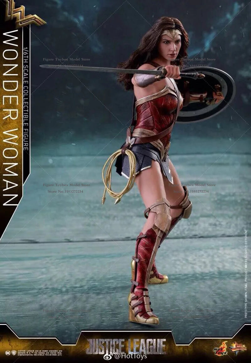 HotToys HT 1/6 MMS451 Collectible Wonder Woman 3.0 Delicate Action Figure Justice League Movie Original Mini 12" Full Set Doll