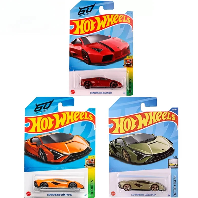 Original Hot Wheels Car Lamborghini Reventon Children Toys for Boys Voiture Miniature 1/64 Diecast Carro Go Anniversarid Edition