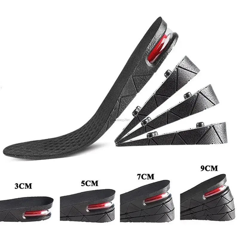 Height Increase Insole Invisible Heightening Template Air Cushion Shoe Inserts Variable Height Insoles Adjustable Cut Foot Pad