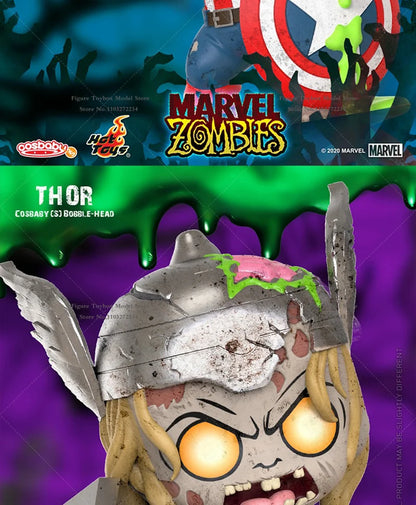 HotToys Marvel Zombie IronMan Captain American Deadpool Wolverine Hulk Doctor Strange Daredevil Magneto Mini Figurine Model