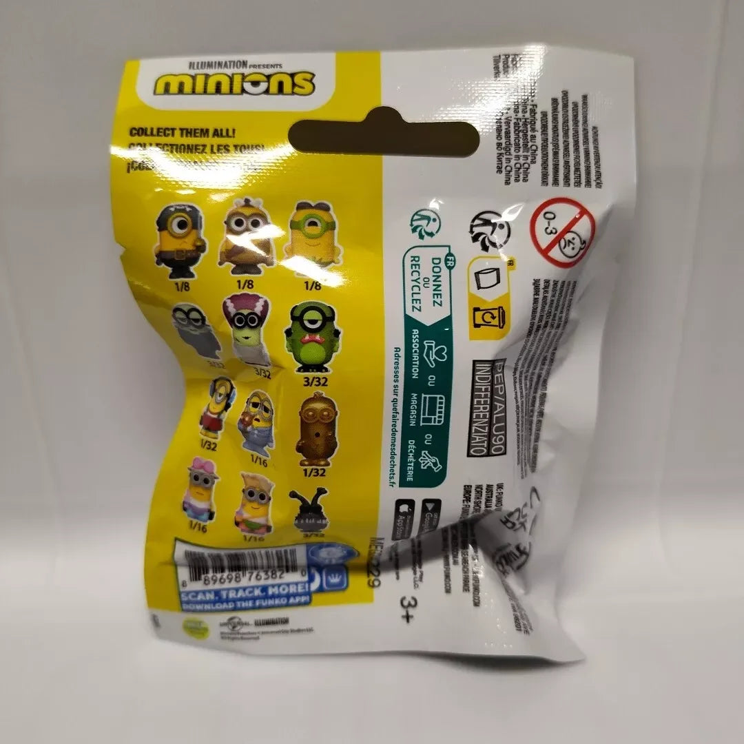 Funko Pop Figure Mystery Bitty Minions MiNi Figure Blind box 0.9 inch Figurine Collectible Limited Edition Children's Toy Gift