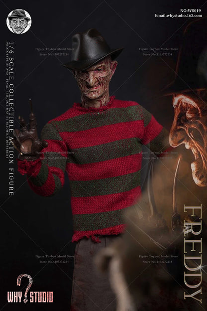 WHY STUDIO 1/6 WS018 Jason WS019 Freddy Mash Horror Man Action Figure 12" Full Set Soldier Model Collection Halloween Gift