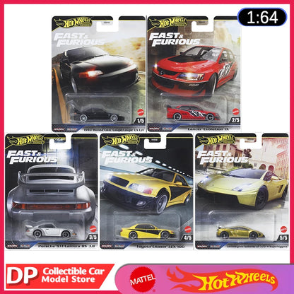 Latest Hot Wheels 2025 Fast & Furious Premium M Case Toyota Porsche Lamborghini 1:64 Die-Cast Vehicle Model Cars Factory Sealed