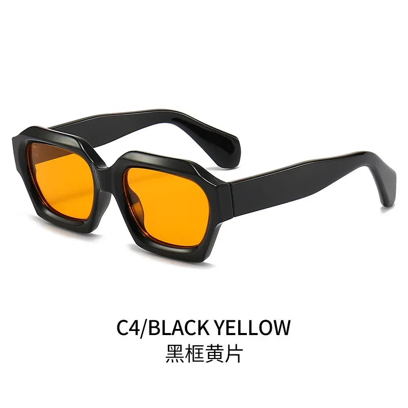 Fashion Square Sunglasses New Woman Luxury Brand Small Rectangle Sun Glasses Female Gradient Eyewear UV400 Oculos De Sol
