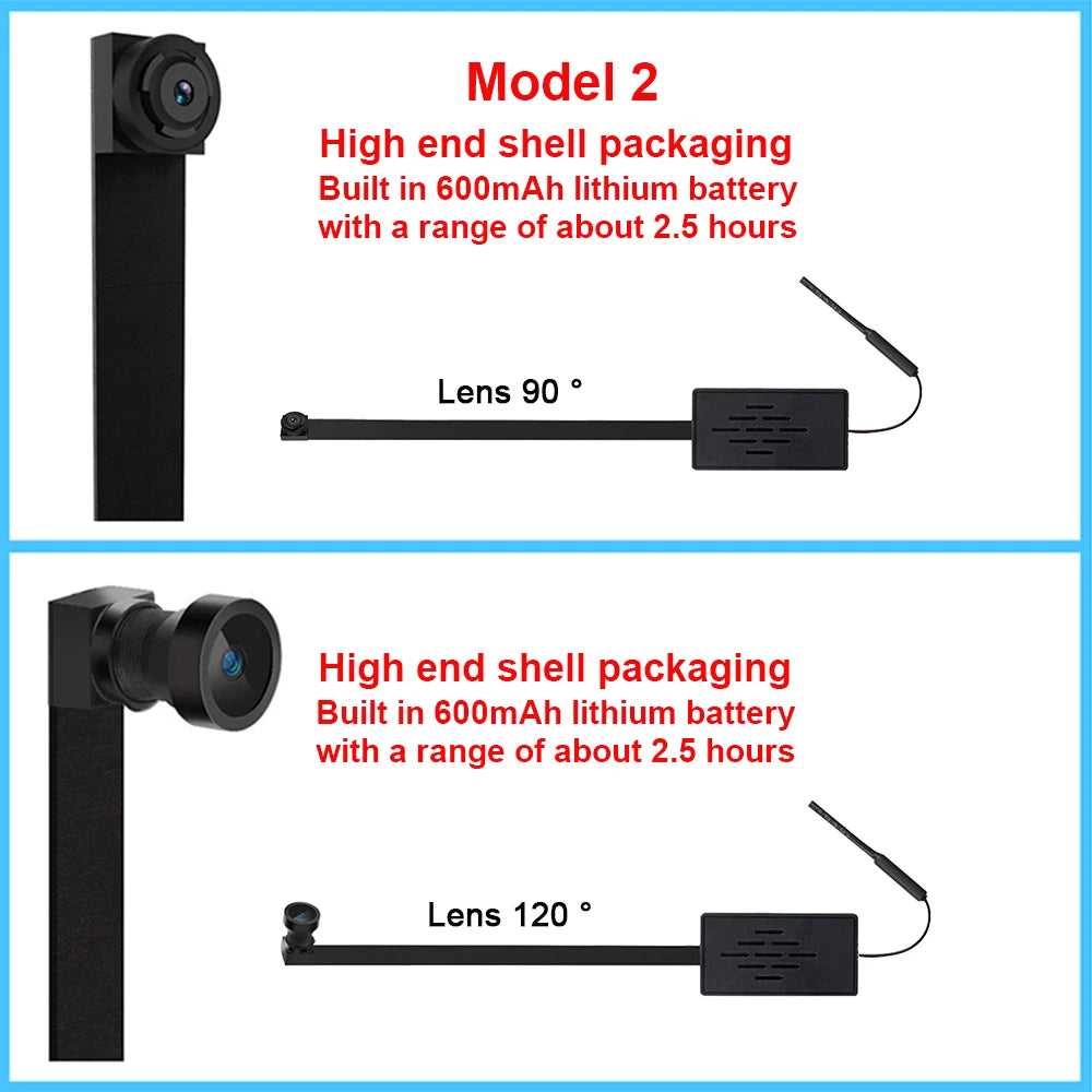 4K DIY wireless WiFi 2.0MP camera supports remote real-time broadcast via smartphone app. 1080P image quality 3 models available