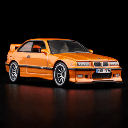 New Hot Wheels Collectors RLC Exclusive Rare 1995 BMW M3 Ltw 1:64 Scale Bright Orange Model Cars