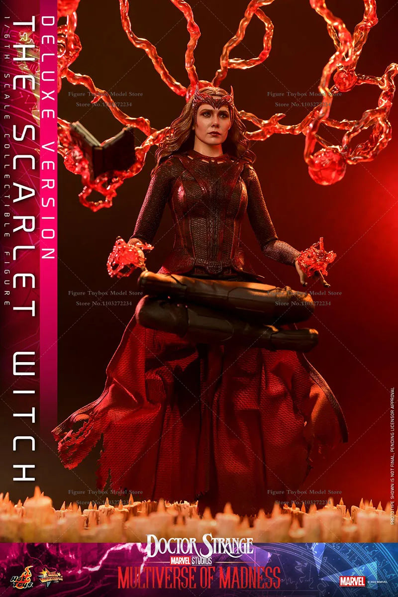 HOTTOYS HT MMS652 MMS653 Collection 1/6 The Scarlet Witch Action Figure Doctor Strange 2 Movie Delicate 12" Full Set Soldier