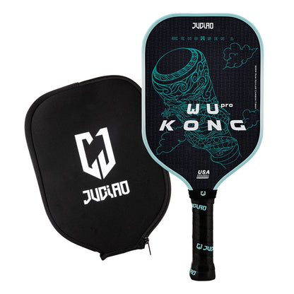 Juciao USAPA Approved Kevlar Carbon Fiber Pickleball Paddle Thermoformed Unibody Spin Textured Surface With Foam Edge Pickleball
