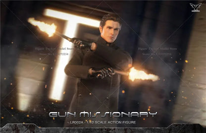 Limited BROTOYS LR002 1/12 Scale 6 inch Judgment of The Doom Gun Fighting Missionary Anime Action Figure Toy Gift Model Collect