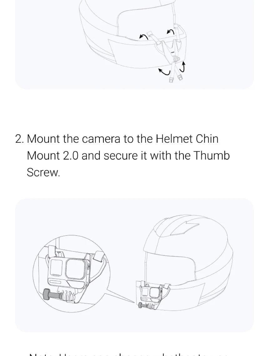 Insta360 GO 3S In-Helmet POV Mount Clip Helmet Holder For Insta 360 GO 3 GO3S Original Motorcycle Helmet Accessories