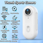 Mini Body Camera Small Body Camera 360° Rotatable Clip & Magnetic Lanyard Easy to use for Recording Life Traveling and Pet Walks