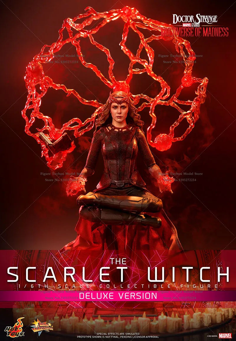 HOTTOYS HT MMS652 MMS653 Collection 1/6 The Scarlet Witch Action Figure Doctor Strange 2 Movie Delicate 12" Full Set Soldier