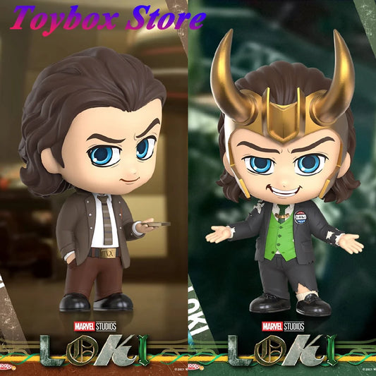 Limited Hot Toys COSBABY Mini Collectible Action Figure COSB874 COSB875 TVA Uniform President Loki Cosplay Model Fans Toys