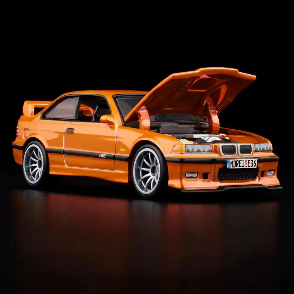 New Hot Wheels Collectors RLC Exclusive Rare 1995 BMW M3 Ltw 1:64 Scale Bright Orange Model Cars