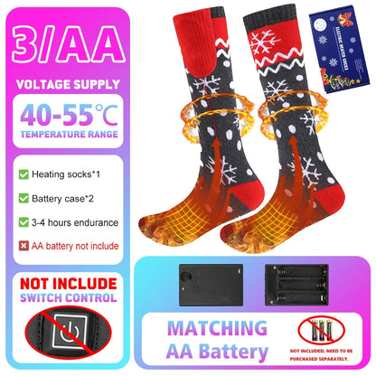 5000mAh APP Control Thermal socks Winter Heated Socks Electric Heating Ski Socks Thermal Heated Foot Warmer Ski Outdoor Sports