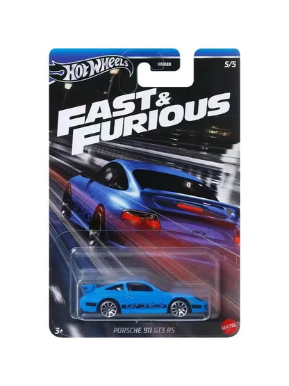 Original Hot Wheels Car Fast & Furious Toys for Boy 1/64 Diecast Vehicle Nissan 350Z Porsche 911 GT3 RS Chevy Impala Tomaso Gift