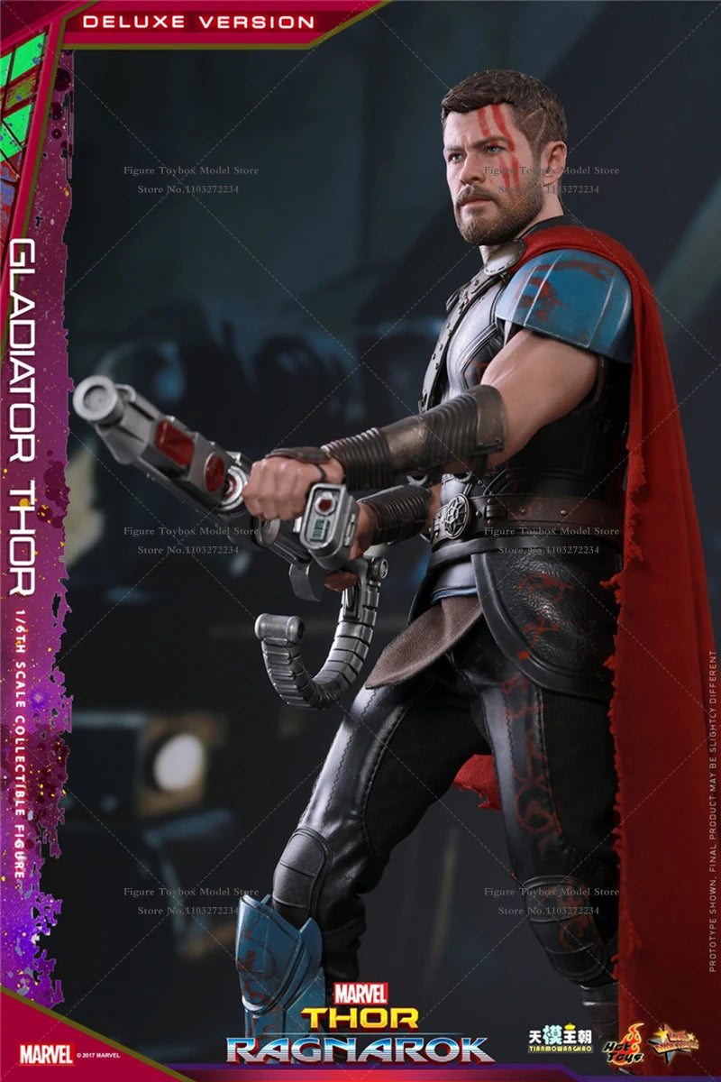 HT HotToys MMS445 Luxury Edition 1/6 Collectible Gladiator Thor3.0 Action Figure Thor：Ragnarok Marvel Original 12" Full Set Doll