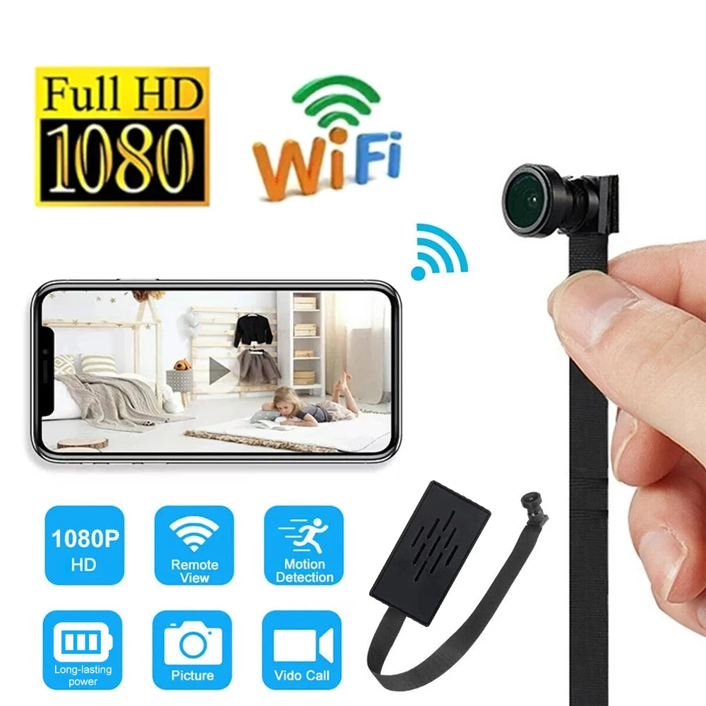Mini Camera 1080P HD WiFi Camcorder DIY Portable Wireless Module Video Recorder Motion Detection P2P Camera Support Remote View