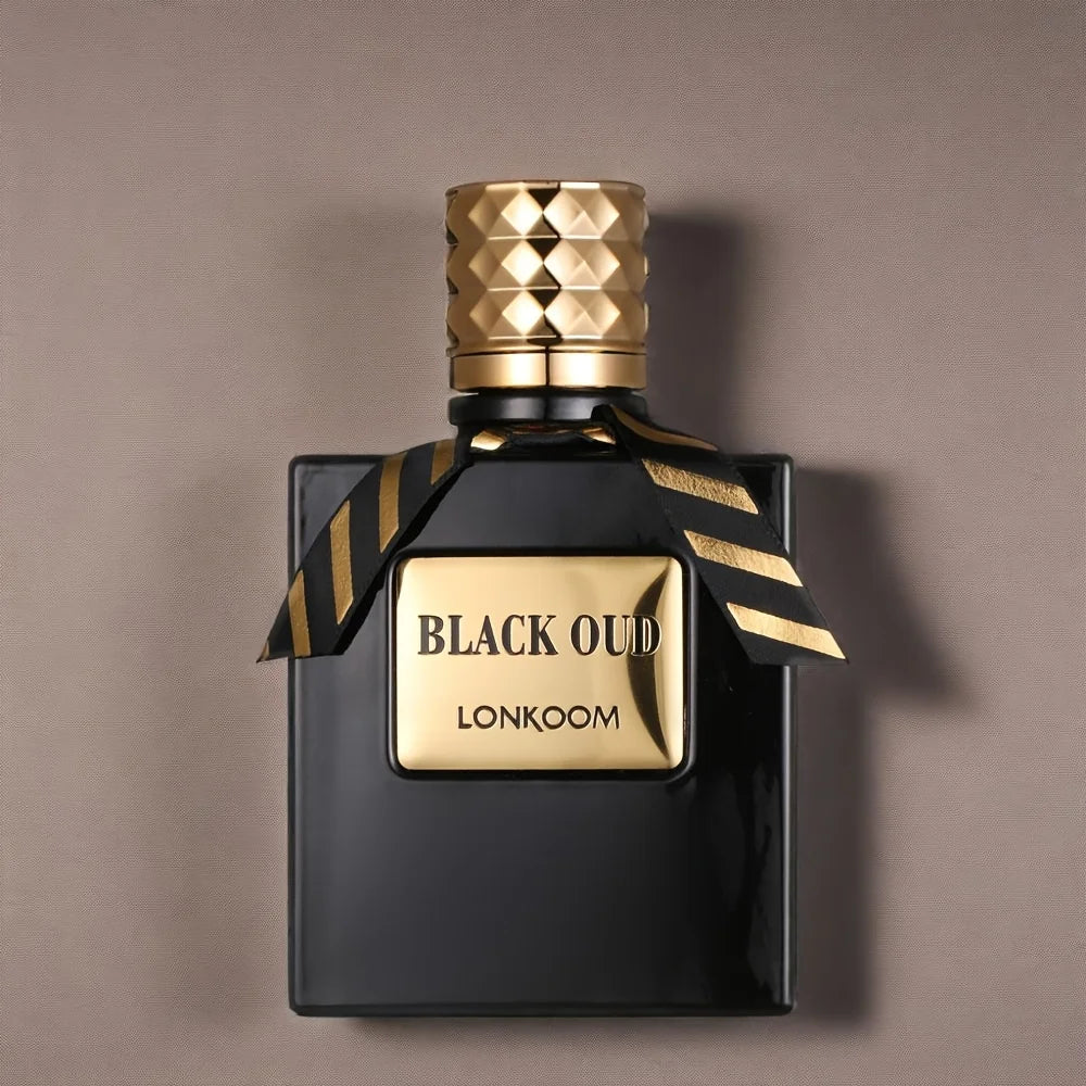 100ml Black Oud Perfume Men's Eau De Toilette Luxury Mysterious Oud Woody Long-Lasting  Parfum Fragrance Cologne