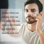 50ml 6-in-1 Men Facial Moisturizer Cream Hydrating Revitalizing Skin Care Particle Face Cream With Collagen Anti Aging & Wrinkle