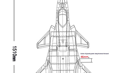 Flyfans Dual Engine 70mm J-20g Jet Fighter Weilong Assembled Fixed Wing Model Aircraft Fire Fan Rc Plane Chengdu J20