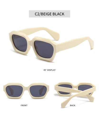 Fashion Square Sunglasses New Woman Luxury Brand Small Rectangle Sun Glasses Female Gradient Eyewear UV400 Oculos De Sol