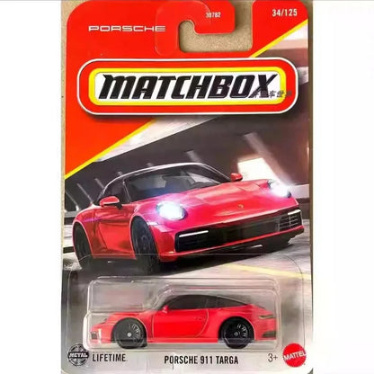 Original Matchbox Car Toy for Boy 1/64 Diecast Maserati MC12 Toyota MR2 Mercedes Benz Porsche 911 Targa Vehicle Alloy Model Gift