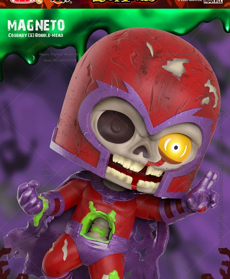 HotToys Marvel Zombie IronMan Captain American Deadpool Wolverine Hulk Doctor Strange Daredevil Magneto Mini Figurine Model