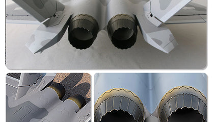 Flyfans Dual Engine 70mm J-20g Jet Fighter Weilong Assembled Fixed Wing Model Aircraft Fire Fan Rc Plane Chengdu J20