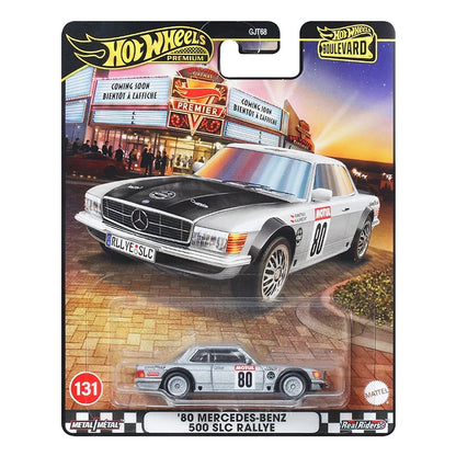 2025 Hot Wheels Boulevard 27 Series Benz 500 SLC Mitsubishi Nissan Car Model Collection Alloy Cars Model Ornament Birthday Gifts