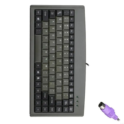 USB Wire Mini 88Key Ergonomic Keyboard Waterproof Keyboards for Office Cashier Industrial Use Durability Build Keyboard F19E