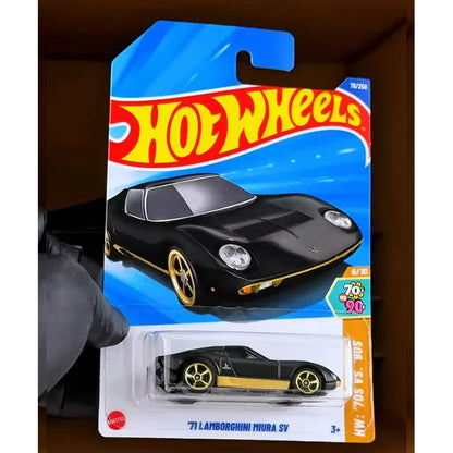 2025J Original Hot Wheels Car 1/64 Diecast Mercedes AMG Porsche Toyota GR86 Nissan Leaf Nismo Ferrari SF90 Stradale Toy for Boy