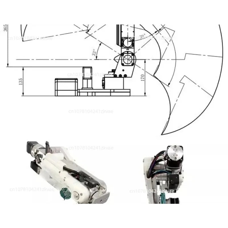 The Six-axis Robotic Arm Robot AR4 Is Programmable and Available for The Teaching Industry