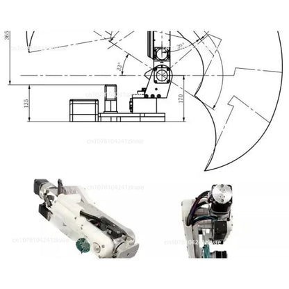 The Six-axis Robotic Arm Robot AR4 Is Programmable and Available for The Teaching Industry
