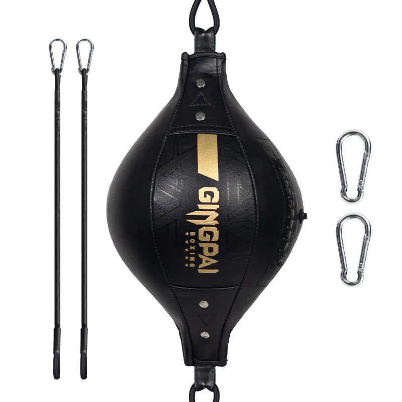 High Quality Fight Boxing Training Punching Bag Fitness Muay Thai Reaction Speed Ball Pear Inflatable Boxing Bag Equipment