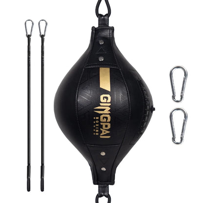 High Quality Fight Boxing Training Punching Bag Fitness Muay Thai Reaction Speed Ball Pear Inflatable Boxing Bag Equipment