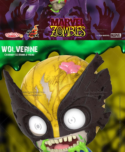 HotToys Marvel Zombie IronMan Captain American Deadpool Wolverine Hulk Doctor Strange Daredevil Magneto Mini Figurine Model