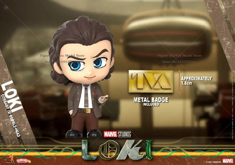 Limited Hot Toys COSBABY Mini Collectible Action Figure COSB874 COSB875 TVA Uniform President Loki Cosplay Model Fans Toys
