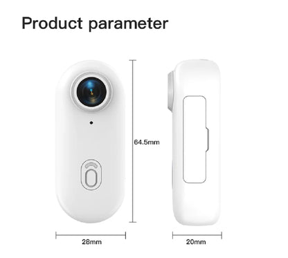 Magnetic POV 4K Ultra Mini Action Cam Wireless WiFi Wearable Camera YouTube Influencers Pocket Vlog Recorder HD  Travel Bodycam