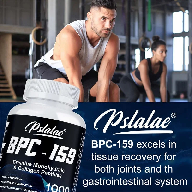 BPC-159, with Creatine Monohydrate & Collagen Peptides - Enhance Energy, Endurance, Supports Muscle and Athletic Recovery