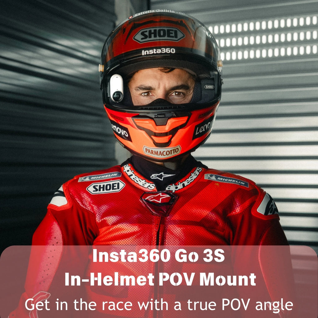 Insta360 GO 3S In-Helmet POV Mount Clip Helmet Holder For Insta 360 GO 3 GO3S Original Motorcycle Helmet Accessories