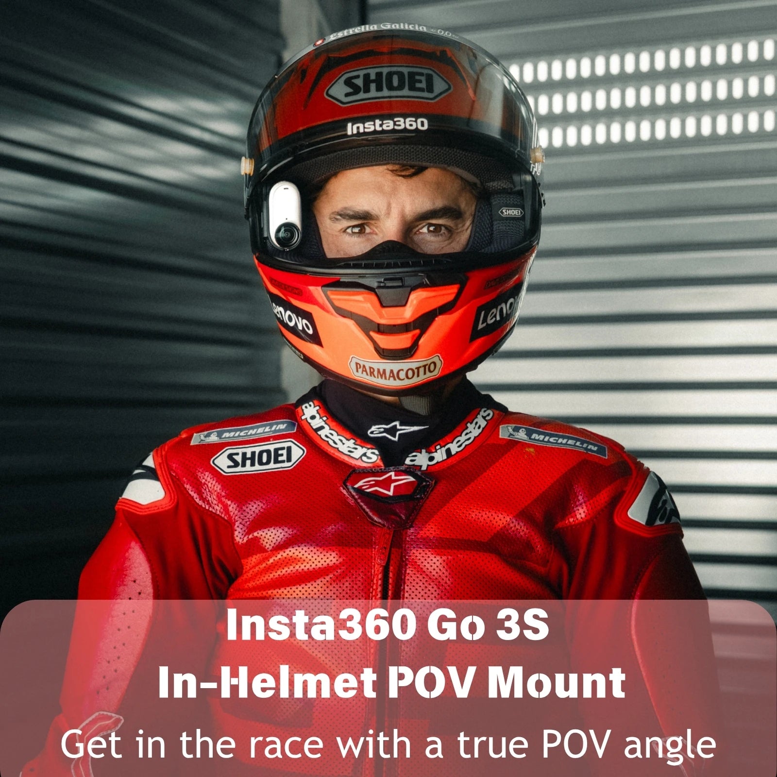 Insta360 GO 3S In-Helmet POV Mount Clip Helmet Holder For Insta 360 GO 3 GO3S Original Motorcycle Helmet Accessories