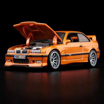 New Hot Wheels Collectors RLC Exclusive Rare 1995 BMW M3 Ltw 1:64 Scale Bright Orange Model Cars
